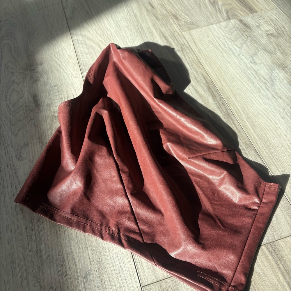 SHEIN Rust Pencil Skirt